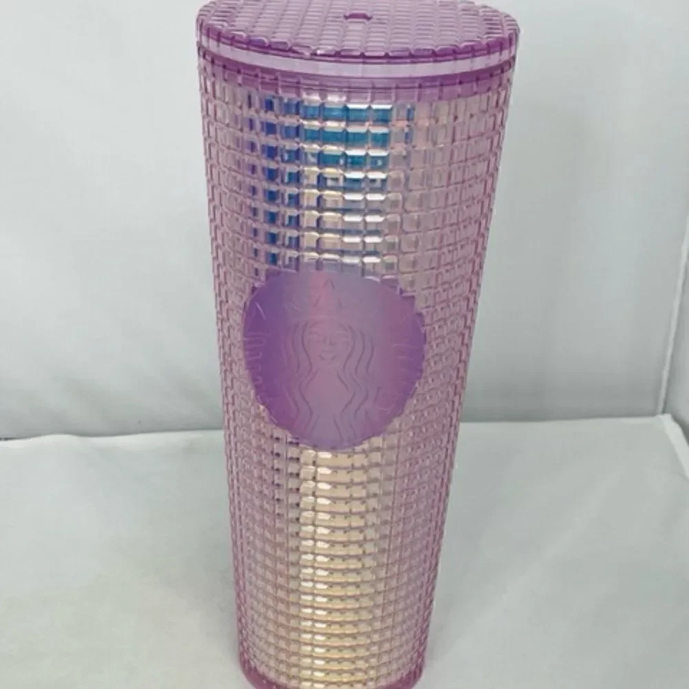 Starbucks Summer 2021 Purple Blue Ombre Studded Venti Tumbler Cup 24 fl oz Good